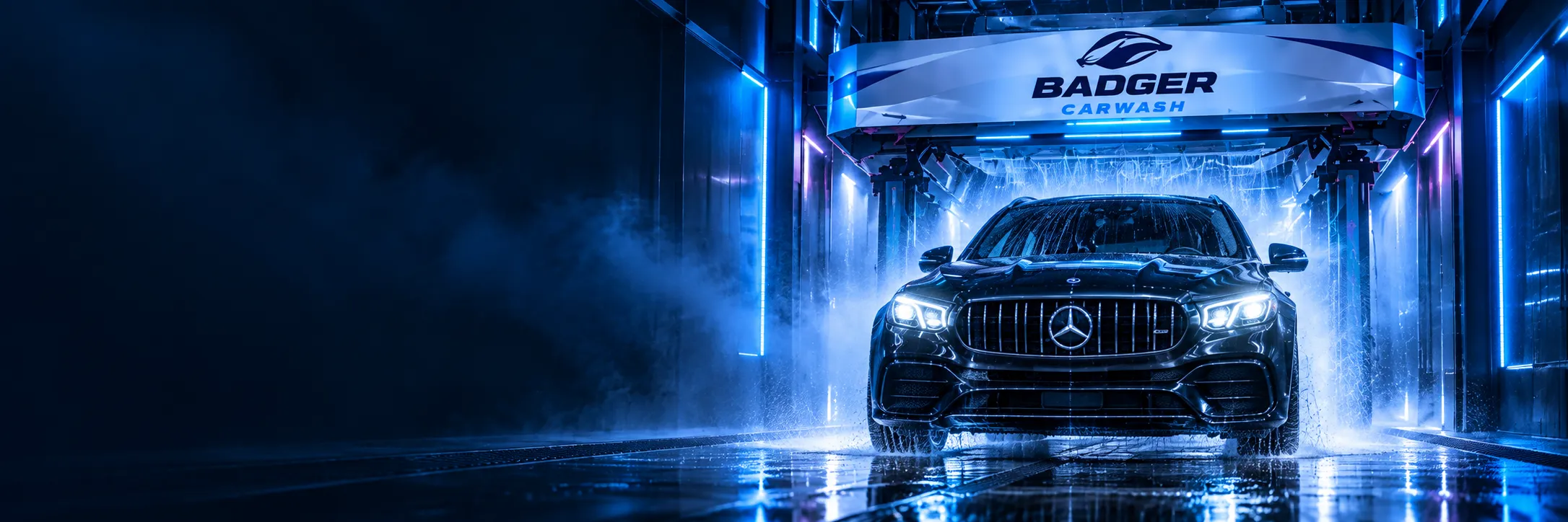 Badger automatic wash bay