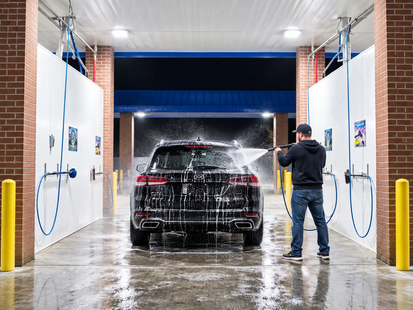 High-pressure rinse